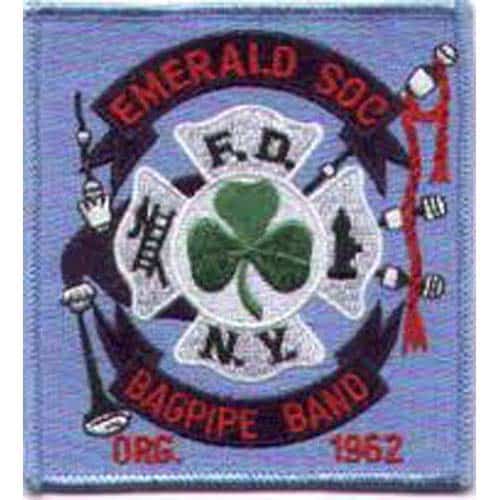 FDNY EMERALD SOCIETY BAGPIPES PATCH FDNY Shop