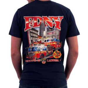 FDNY E-16 L-7 "EMPIRE STATE" HOUSE T-SHIRT