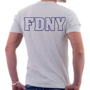 126 MALTESE CROSS DUTY T-SHIRT WITH FDNY ON BACK (2 COLORS) - Image 4