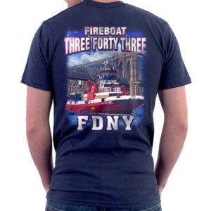 FDNY FIRE BOAT 343 T-SHIRT