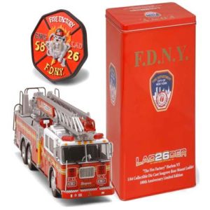 CODE 3 FDNY SEAGRAVE REARMOUNT LADDER 26 (12855)