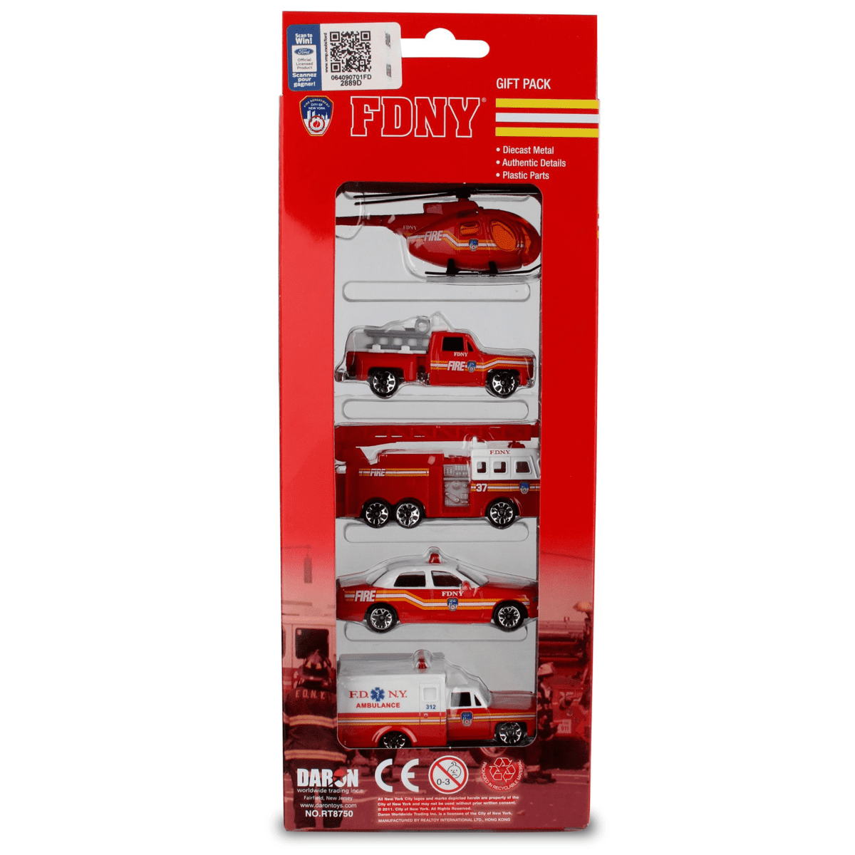 FDNY 5 PIECE VEHICLE SET - Image 2