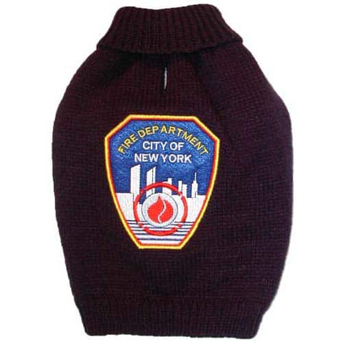 Dog FDNY Logo Turtleneck Sweater