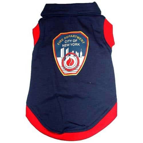 Details about   FDNY Dog Jersey Size Small NYC Official NWT 