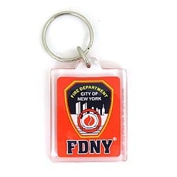 fdny lucite keychain