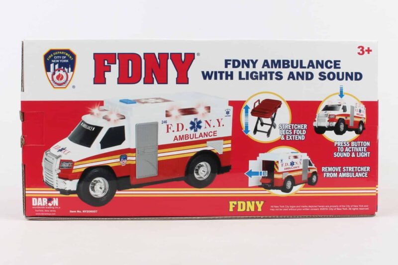 FDNY AMBULANCE WITH LIGHTS & SOUND - Image 2