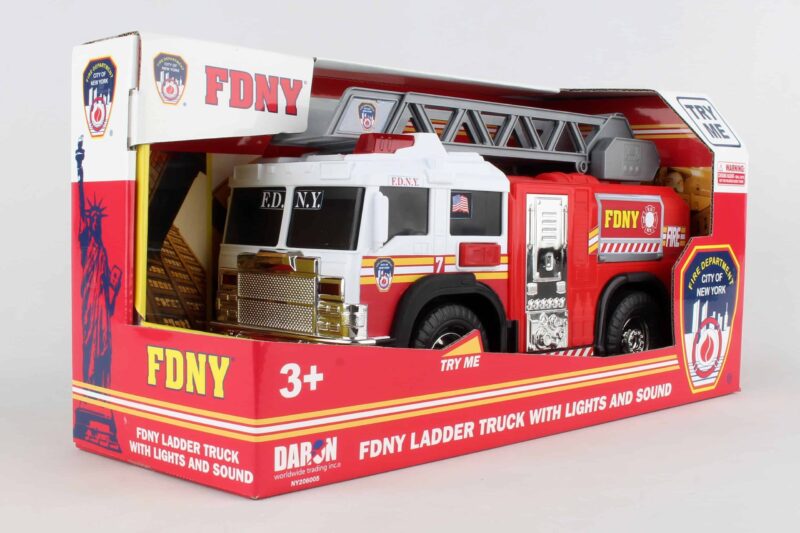 FDNY LADDER TRUCK WITH LIGHTS & SOUND - Image 3