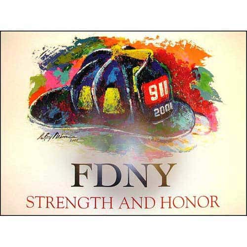 LEROY NEIMAN STRENGTH AND HONOR POSTER