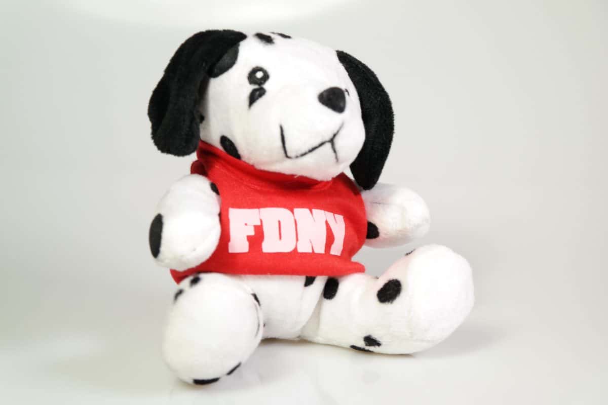 LITTLE DALMATIAN WITH RED FDNY TEE PLUSH - Image 2