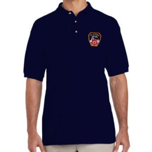 FDNY EMBLEM GOLF SHIRT (2 COLORS) - Image 3
