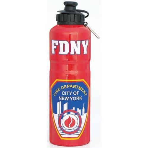 fdny stainless steel water bottle