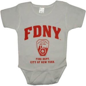 FDNY BABY SNAPFRONT ONE-PIECE - Image 2