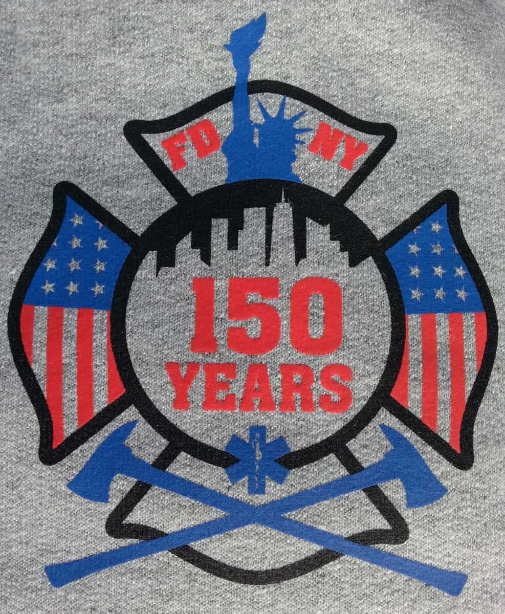 FDNY 150TH ANNIVERSARY ZIPFRONT HOODIE - Image 3