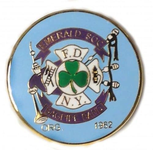 FDNY EMERALD SOCIETY BAGPIPES PIN