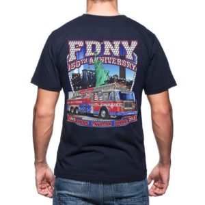 FDNY 150TH FIRE TRUCK T-SHIRT