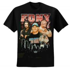 WWE FDNY 150TH SUMMER SLAM T-SHIRT