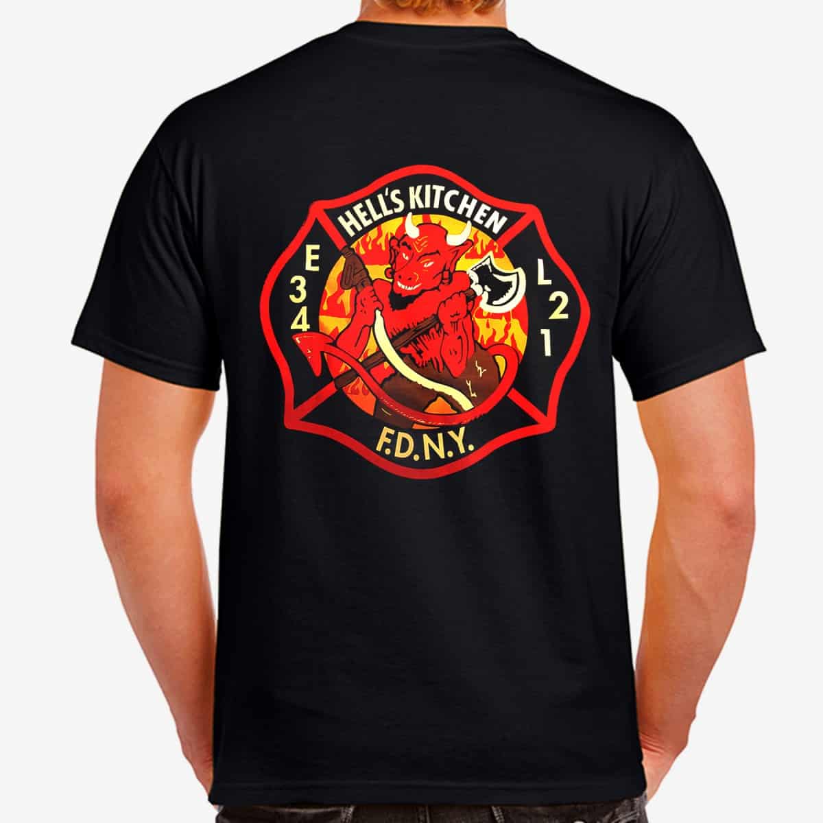 FDNY Engine 34 Ladder 21 Hell s Kitchen House T Shirt