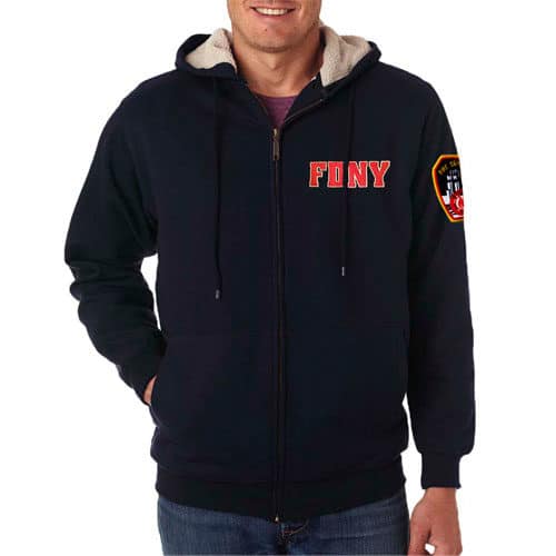 sweatshirt and jacket