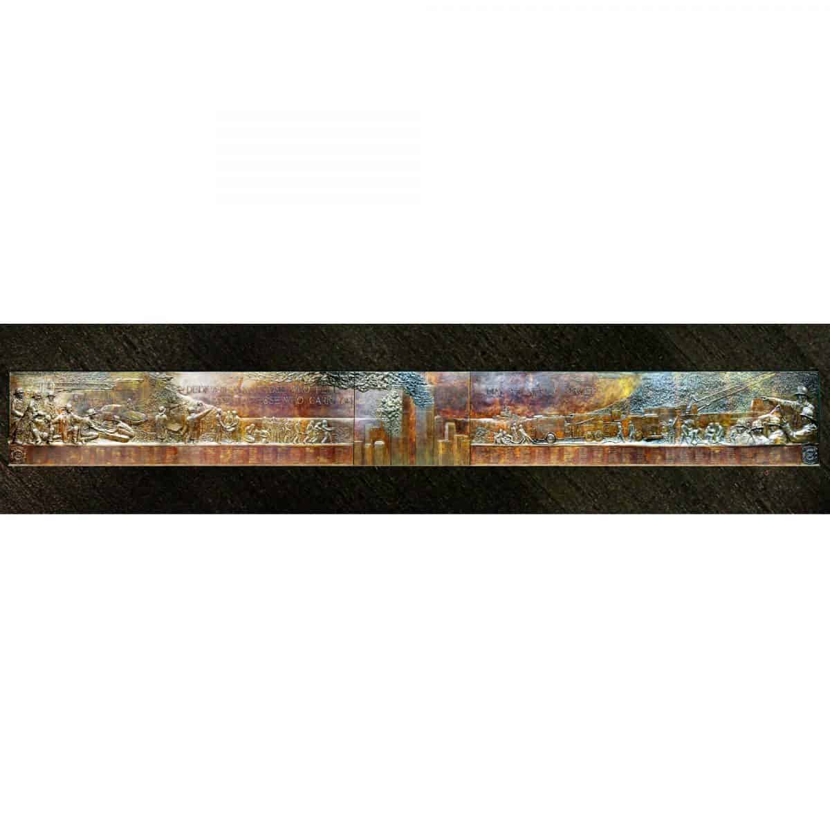 9/11 FIREFIGHTERS MEMORIAL WALL POSTER - Image 2