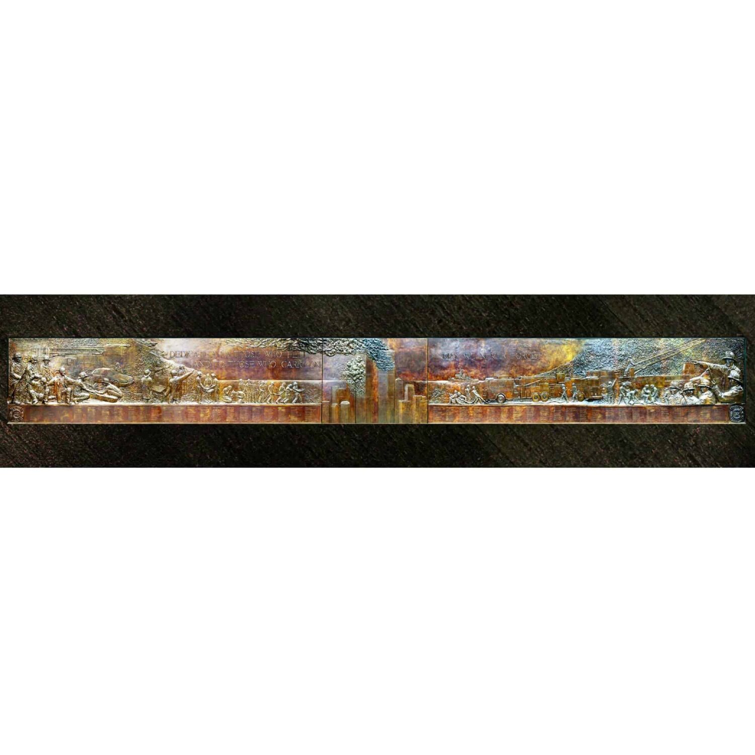 9/11 FIREFIGHTERS MEMORIAL WALL POSTER - Image 2