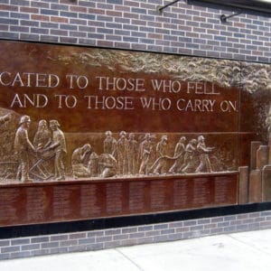 9/11 FIREFIGHTERS MEMORIAL WALL POSTER - Image 4