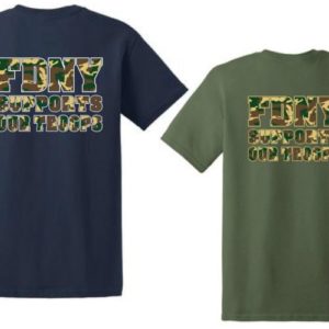 SUPPORT OUR TROOPS FDNY T-SHIRT - 2 COLORS - Image 2