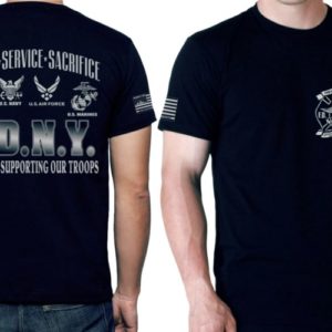 SUPPORT OUR TROOPS T-SHIRT - NAVY