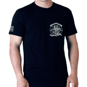 SUPPORT OUR TROOPS T-SHIRT - NAVY - Image 3