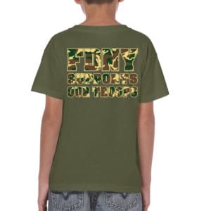 KIDS SUPPORT OUR TROOPS T-SHIRT - Image 8