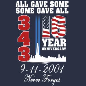 343 ALL GAVE SOME 16TH YR ANNIVERSARY T-SHIRT - Image 3