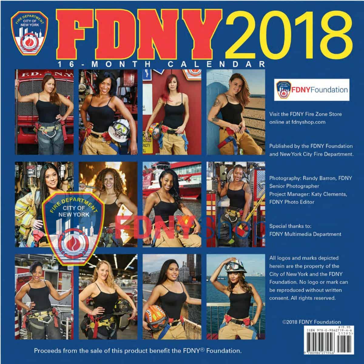 FDNY 2018 CALENDAR OF HEROES (WOMEN) - Image 2