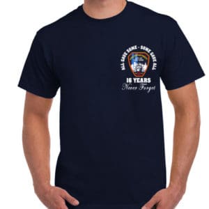 343 ALL GAVE SOME 16TH YR ANNIVERSARY T-SHIRT