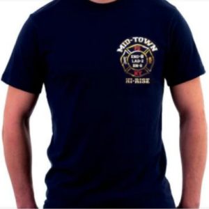 FDNY "MIDTOWN HI-RISE" E-8 L-2 HOUSE T-SHIRT - Image 2