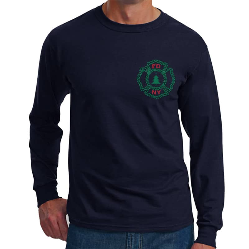 FDNY CHRISTMAS LONG SLEEVE T-SHIRT