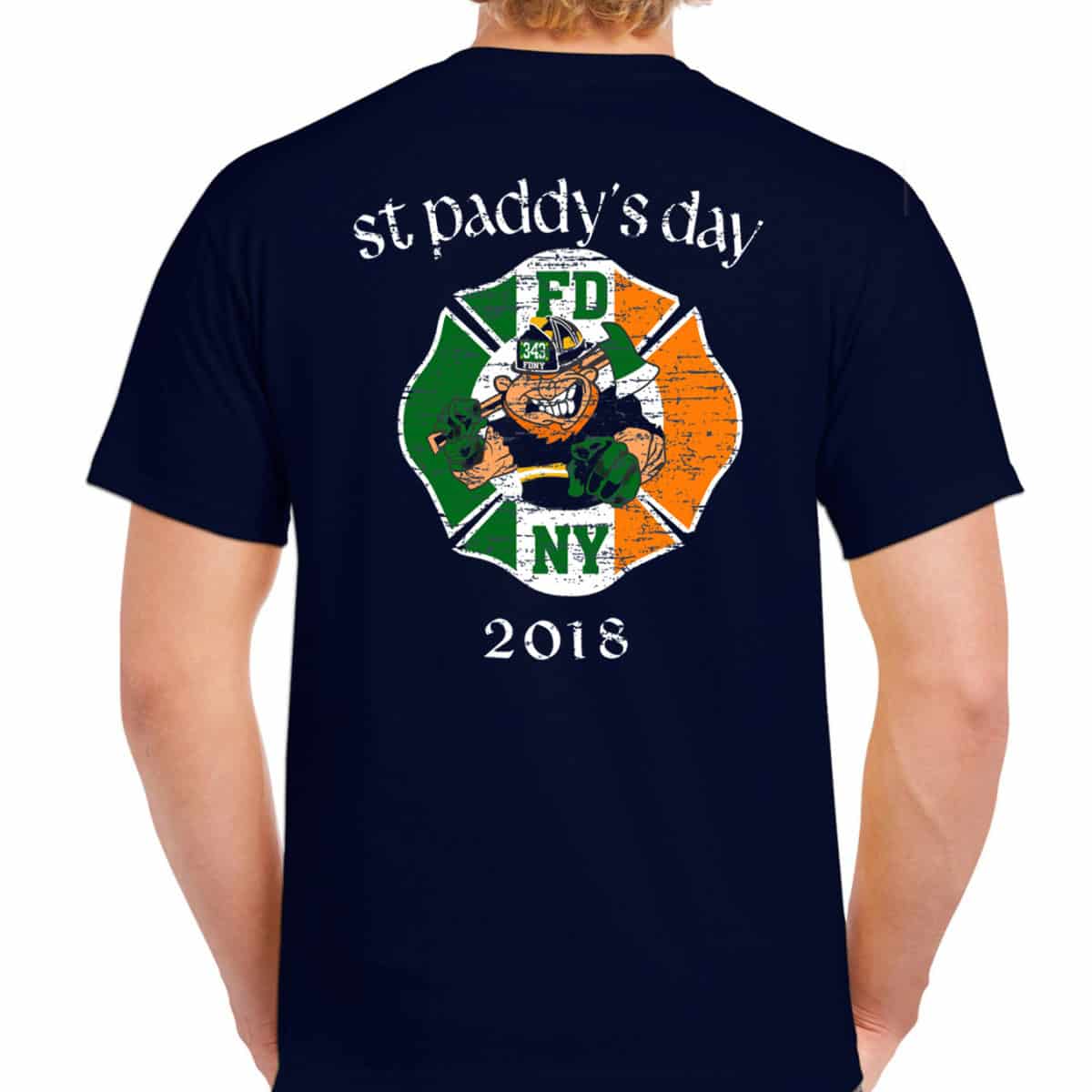 FDNY ST. PATRICK'S DAY 2018 T-SHIRT - Image 5