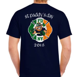 FDNY ST. PATRICK'S DAY 2018 T-SHIRT - Image 5