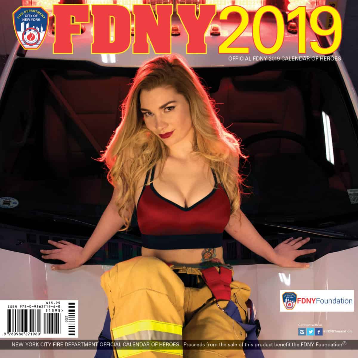 2019 OFFICIAL FDNY CALENDAR - DUAL MEN & WOMEN - Image 3