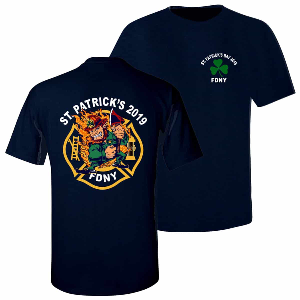 2019 FDNY ST. PATRICK'S DAY T-SHIRT