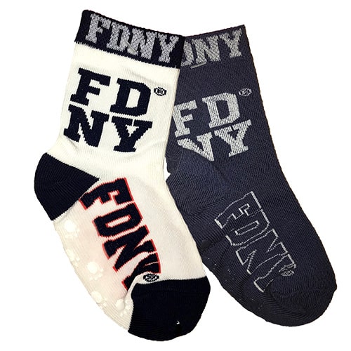 BABY CREW SOCKS FDNY SIZE 3-5