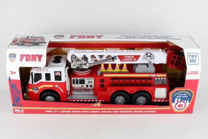 LG FDNY TRUCK WITH WATER HOSE 27″ – FDNY Shop