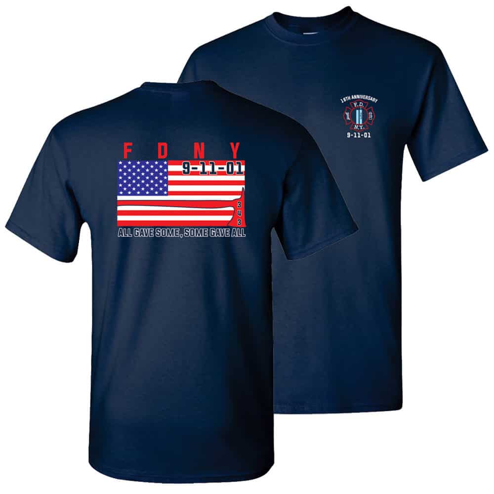 FDNY 18th Anniversary T-Shirt: Pay Tribute to Heroes