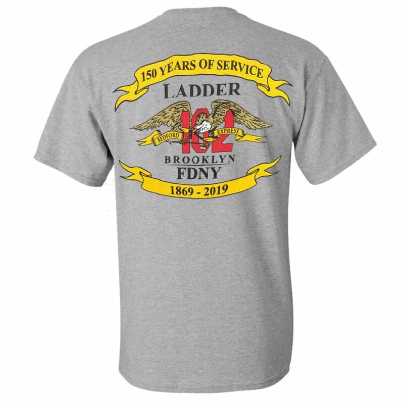LADDER 102 ANNIVERSARY HOUSE T-SHIRT - Image 2