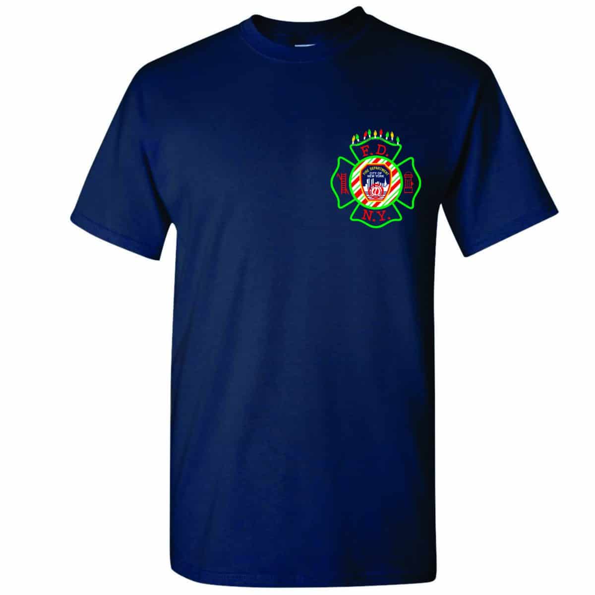2019 FDNY CHRISTMAS T-SHIRT - Image 2