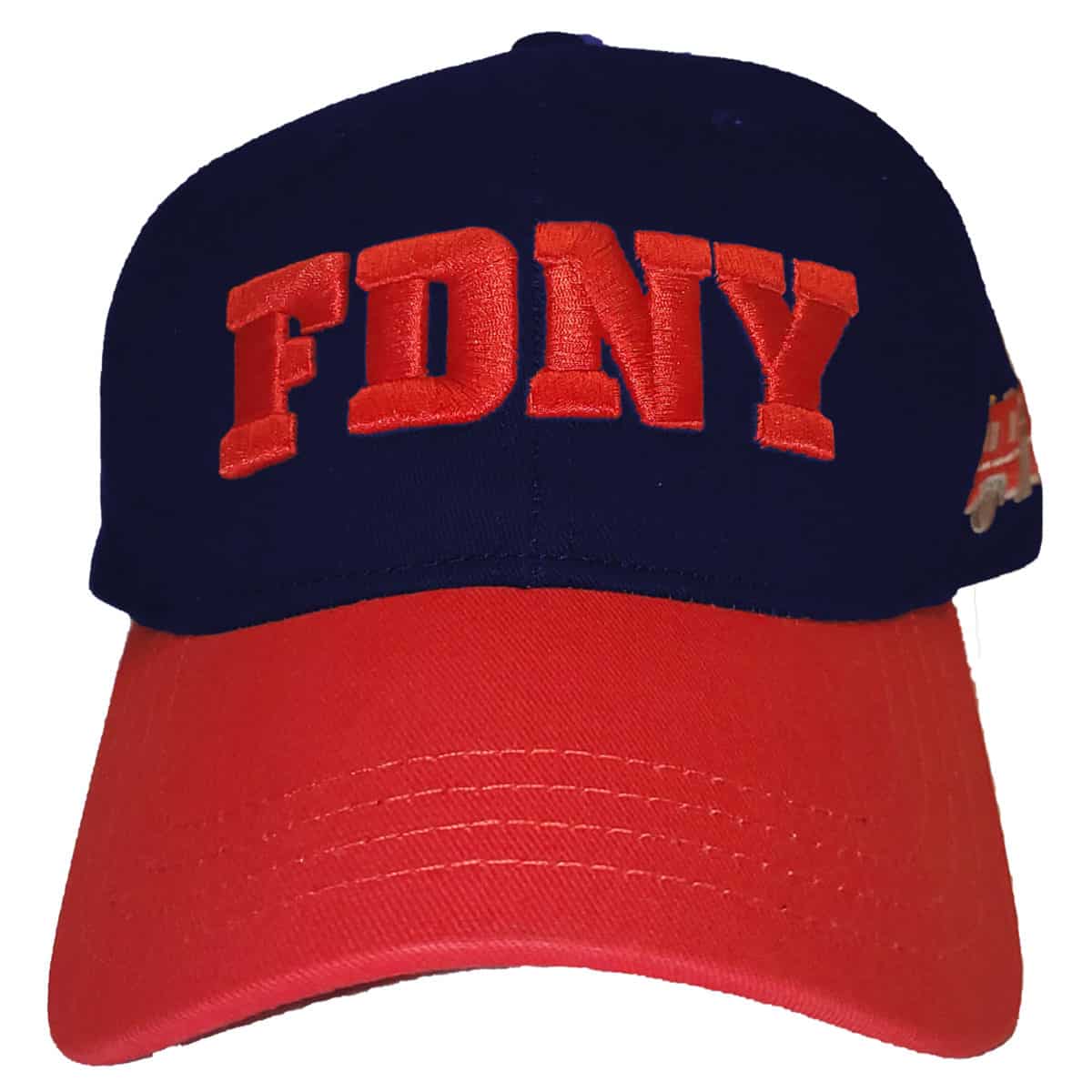 FDNY KIDS BASEBALL CAP WITH FIRETRUCK