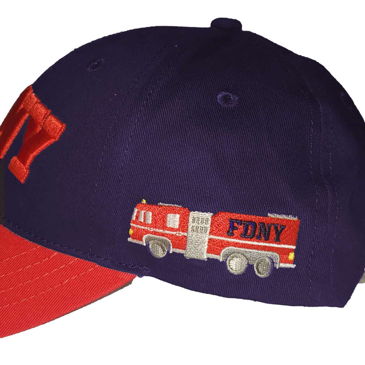 FDNY KIDS BASEBALL CAP WITH FIRETRUCK - Image 2