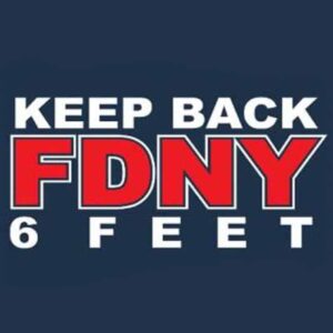 RED FDNY KEEP BACK T-SHIRT - Image 3