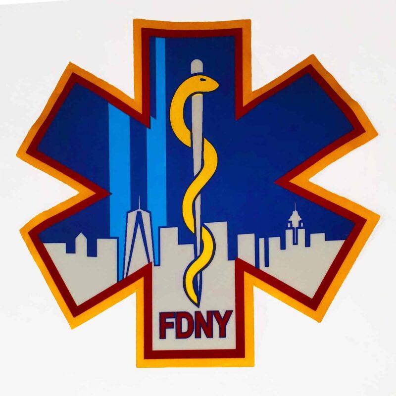 STAR OF LIFE DECAL