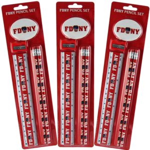FDNY EMBLEM PENCIL SET