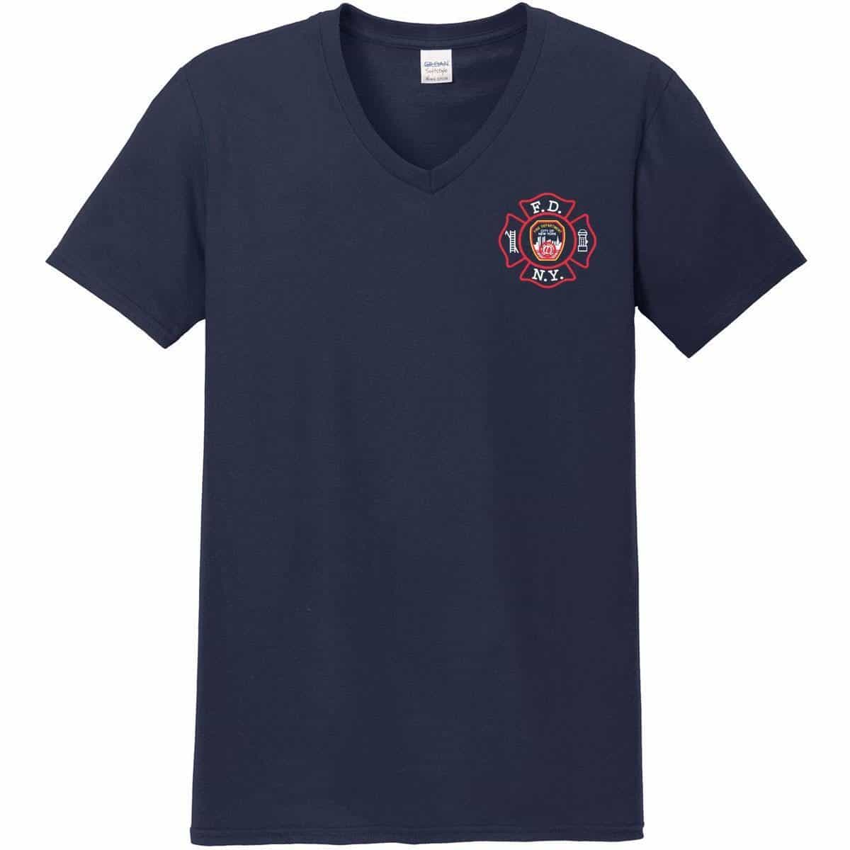 FDNY 9/11 20TH ANNIVERSARY V-NECK T-SHIRT - Image 3