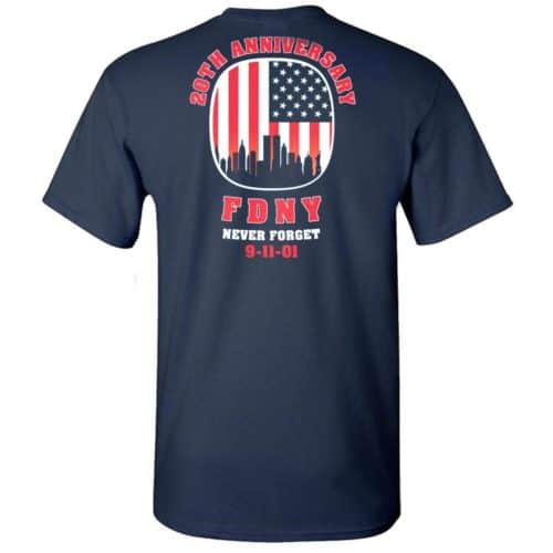 Men Crew Neck T-Shirt for Sale - 20th Anniversary of 9/11